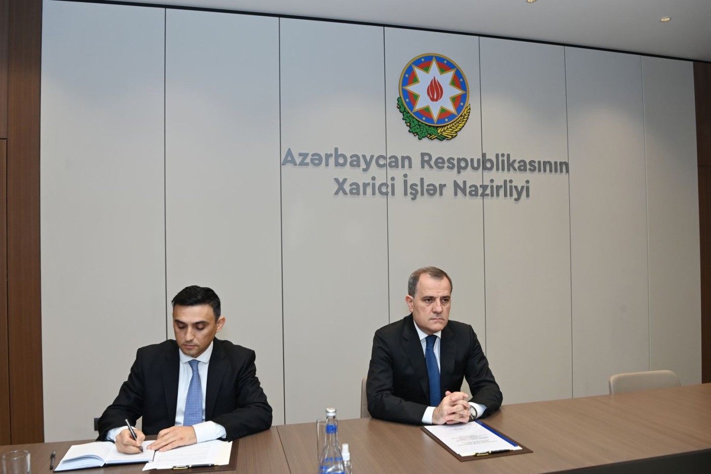 Ceyhun Bayramov Altay Əfəndiyevlə görüşdü - FOTOLAR