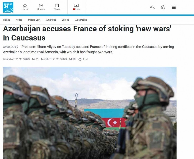 Prezidentin Fransanın neokolonializm siyasətini ifşa etdiyi fikirlər dünya mediasında