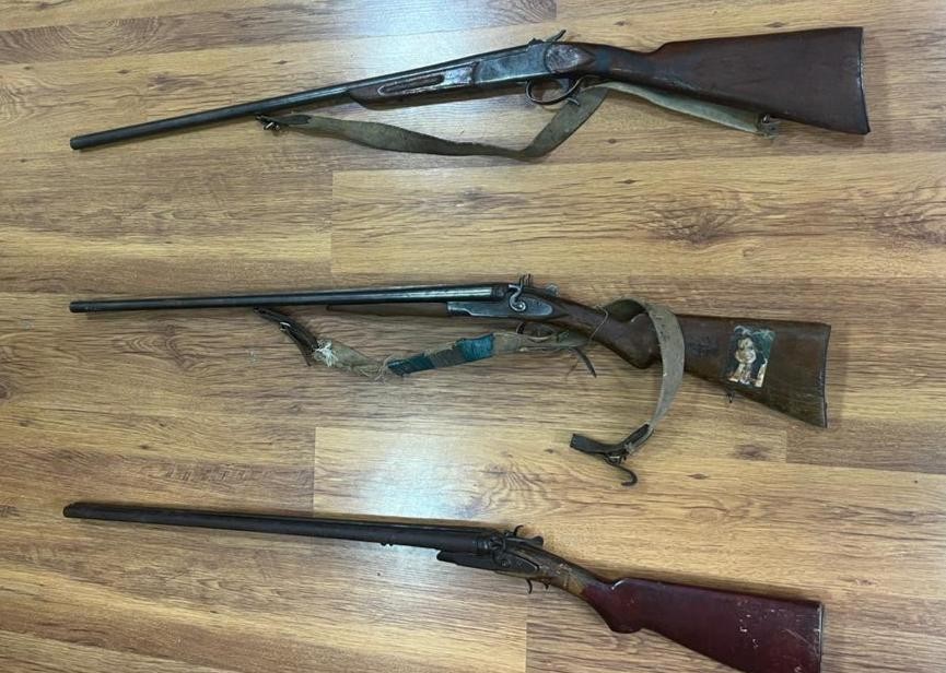 Sənədsiz silah-sursat aşkarlandı - FOTO