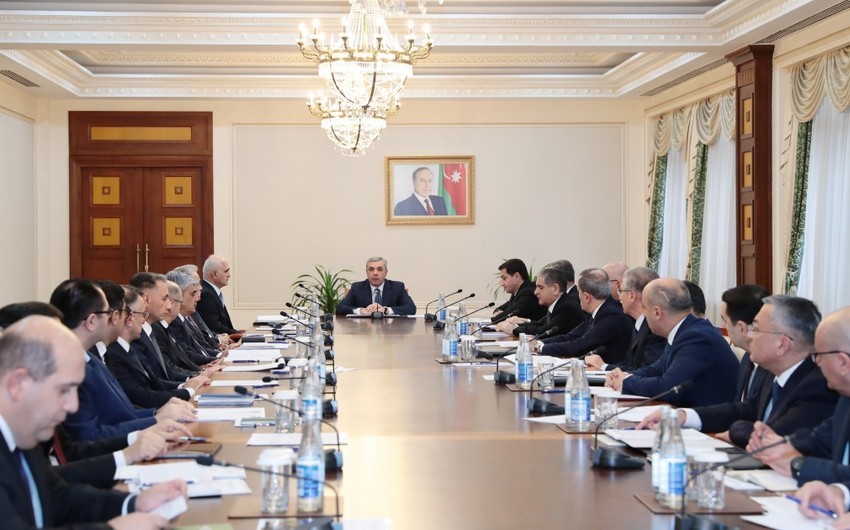 Samir Nuriyev Əlaqələndirmə Qərargahının iclasının keçirdi - FOTO