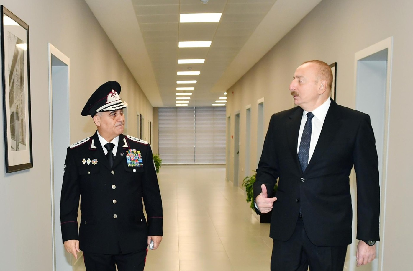 Əli Nağıyev İlham Əliyevə raport verdi - FOTOLAR