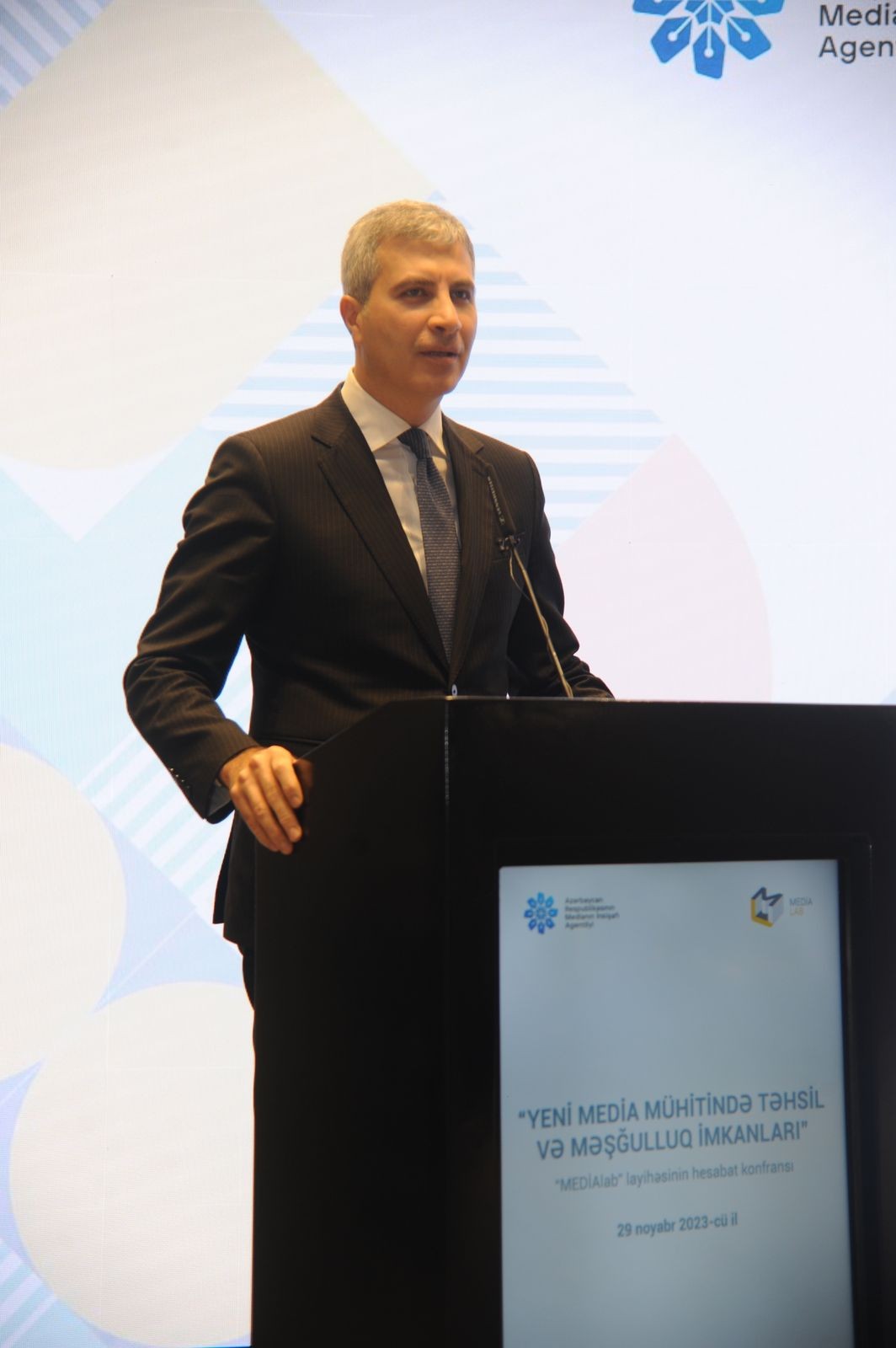 “MEDİAlab” layihəsi çərçivəsində hesabat konfransı keçirildi - FOTOLAR