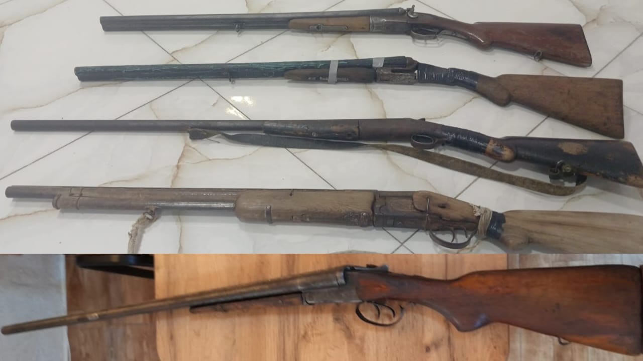 Daha 9 odlu silah polisə təhvil verildi - FOTO