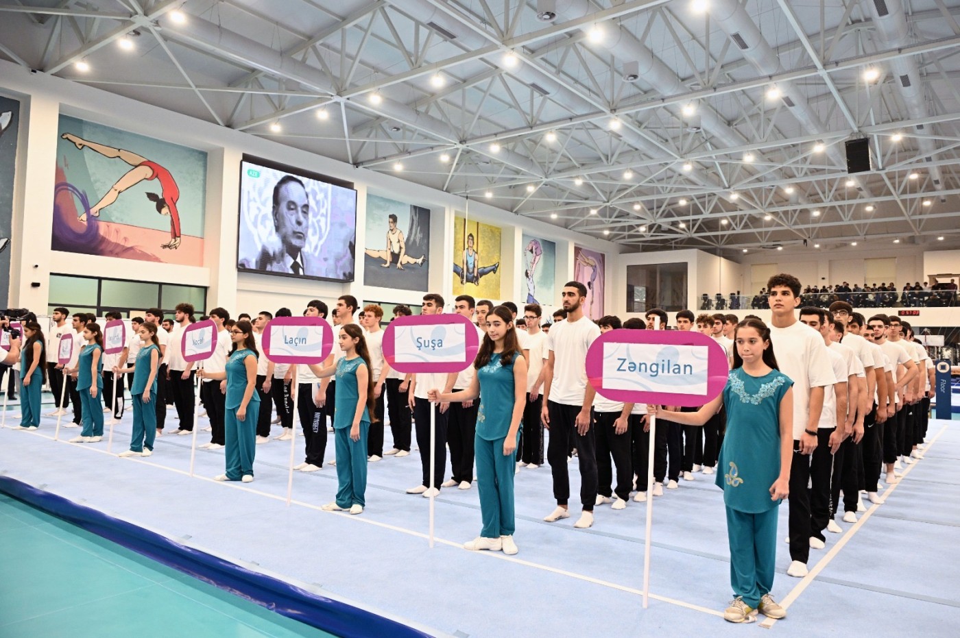 ASAPES tələbələri arasında gimnastika üzrə "Rektor kuboku" yarışı keçirilib - FOTOLAR