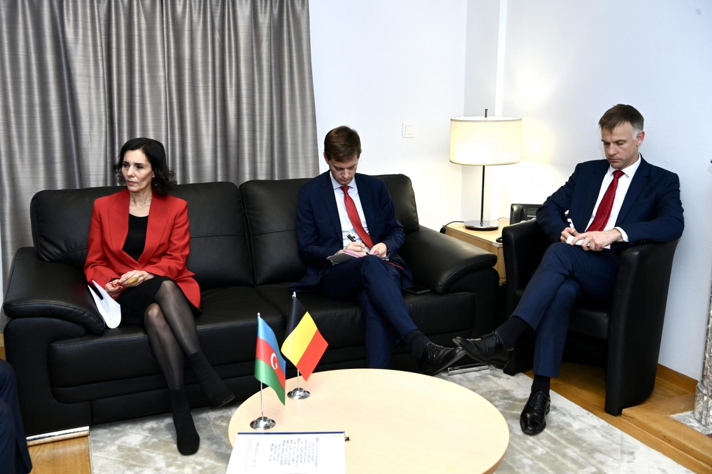 Ceyhun Bayramov daha bir görüş keçirdi - FOTOLAR