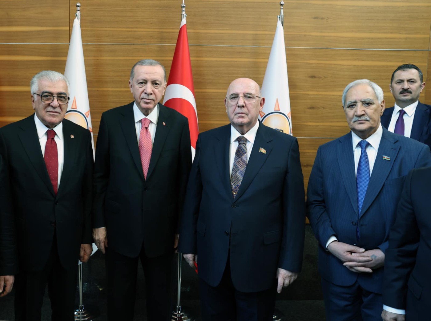 Ərdoğan Azərbaycanın nümayəndə heyətini qəbul etdi - FOTOLAR