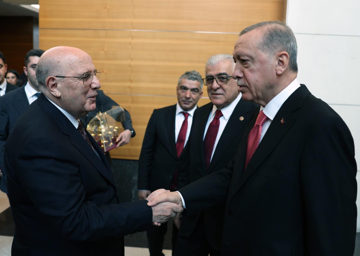 Ərdoğan Azərbaycanın nümayəndə heyətini qəbul etdi - FOTOLAR