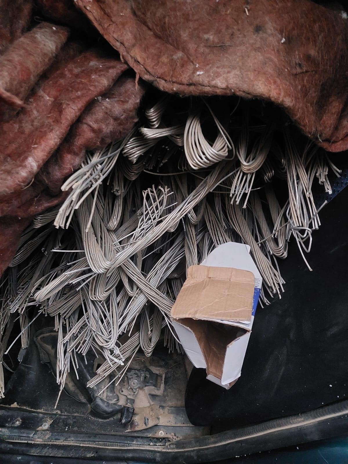 Gədəbəydə elektrik naqillərini oğurlayanlar tutuldu - FOTOLAR