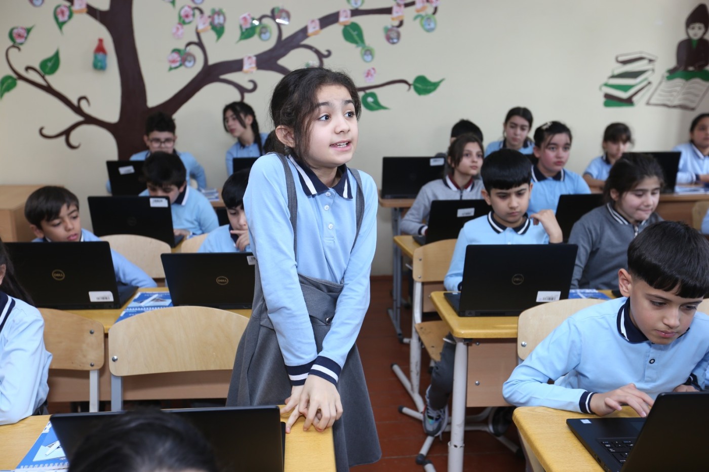 Mina təhlükəsinə dair interaktiv təlim keçirilib - FOTOLAR