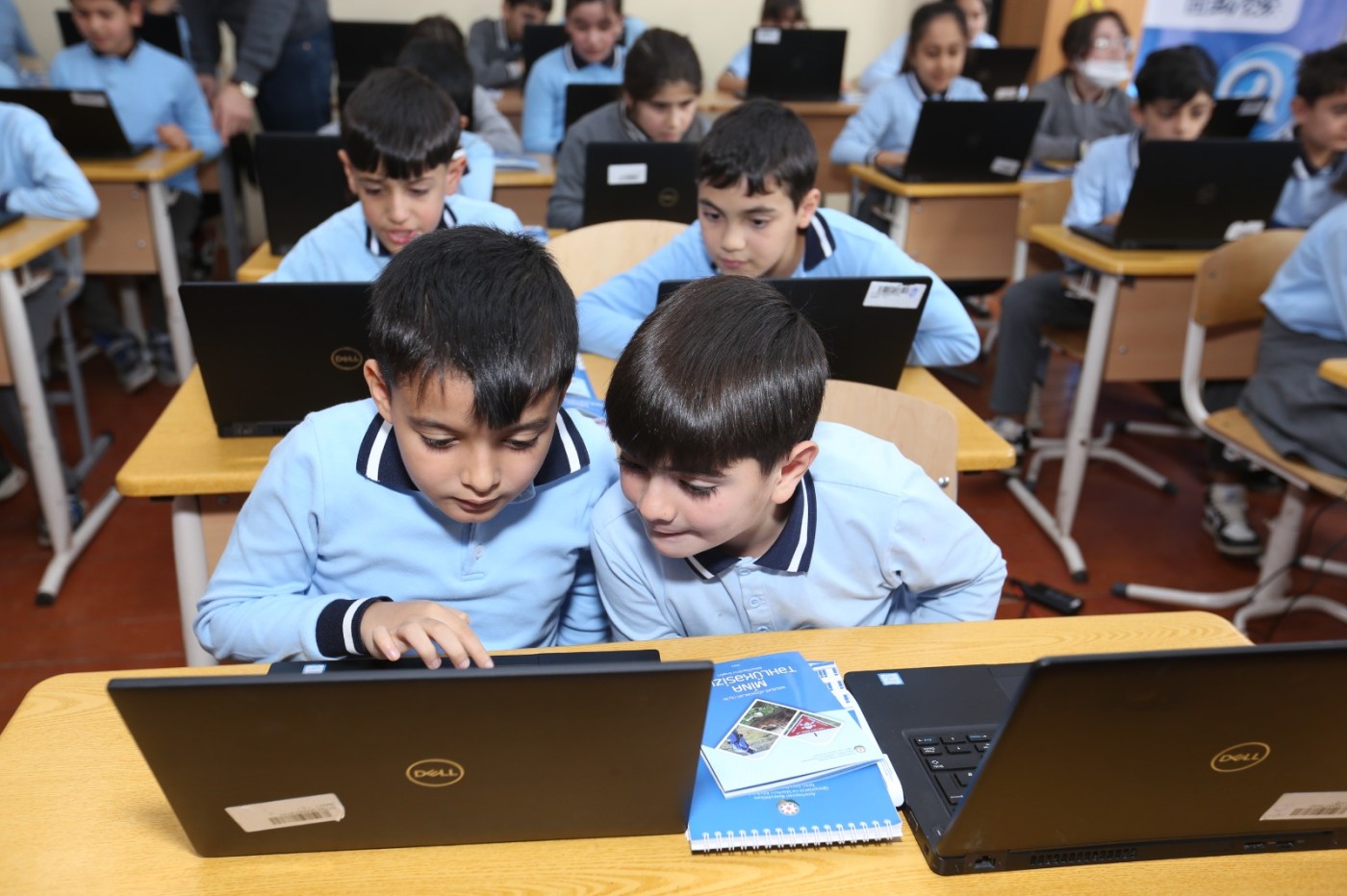 Mina təhlükəsinə dair interaktiv təlim keçirilib - FOTOLAR