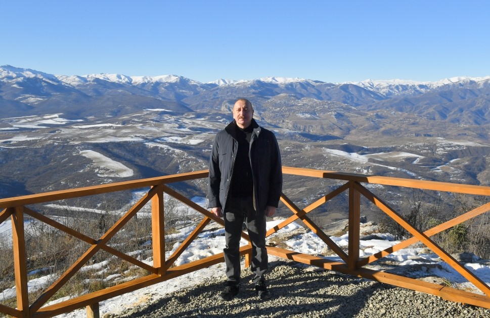 İlham Əliyev Xocalıda - FOTOLAR (YENİLƏNİB)