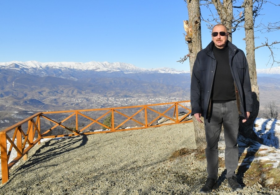 İlham Əliyev Xocalıda - FOTOLAR (YENİLƏNİB)