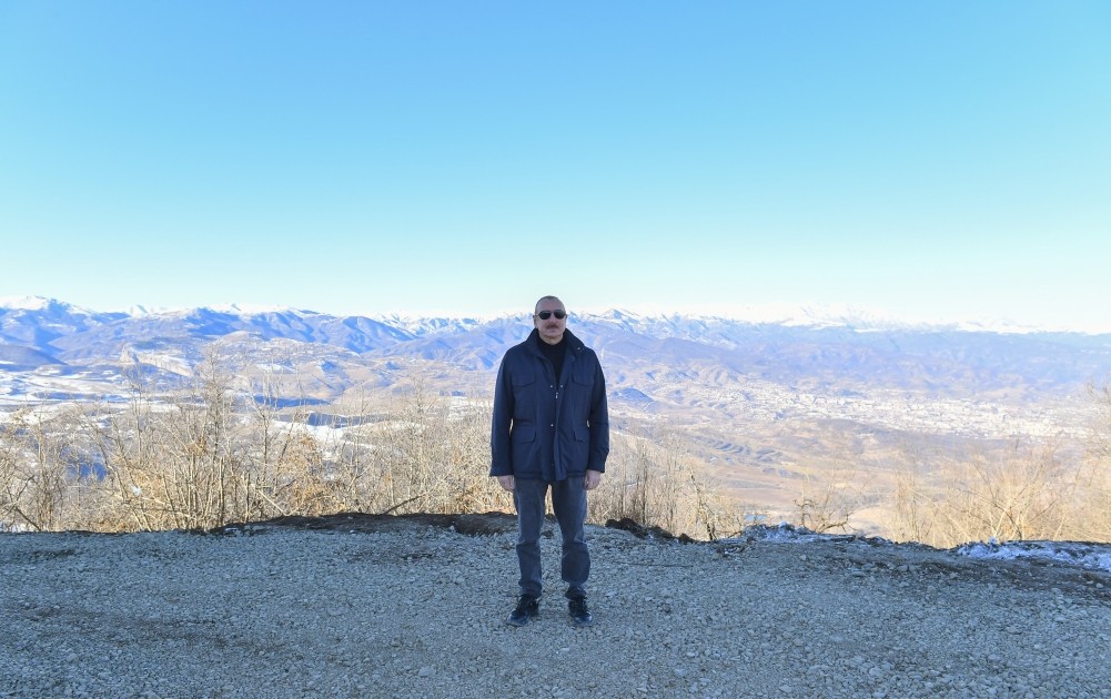 İlham Əliyev Xocalıda - FOTOLAR (YENİLƏNİB)