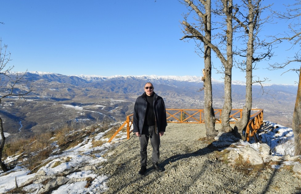 İlham Əliyev Xocalıda - FOTOLAR (YENİLƏNİB)