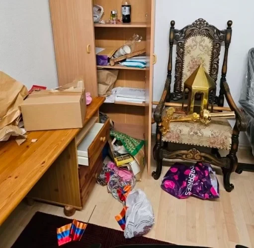 İsveçdə erməni kilsəsi dağıdıldı - FOTO