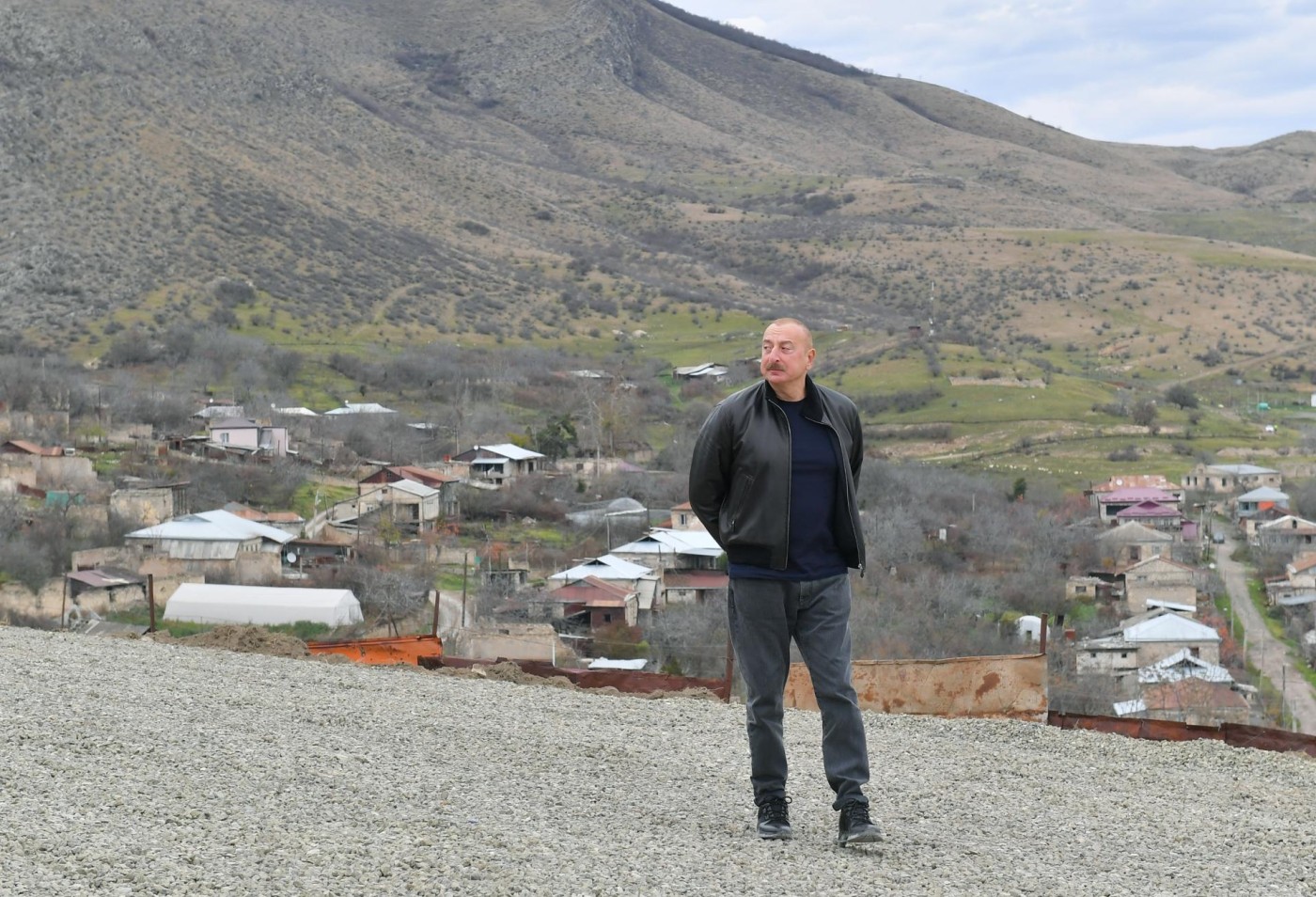 Prezident Xocalının kəndlərində oldu - FOTOLAR (YENİLƏNİB)