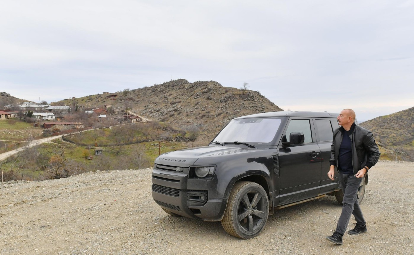 Prezident Xocalının kəndlərində oldu - FOTOLAR (YENİLƏNİB)