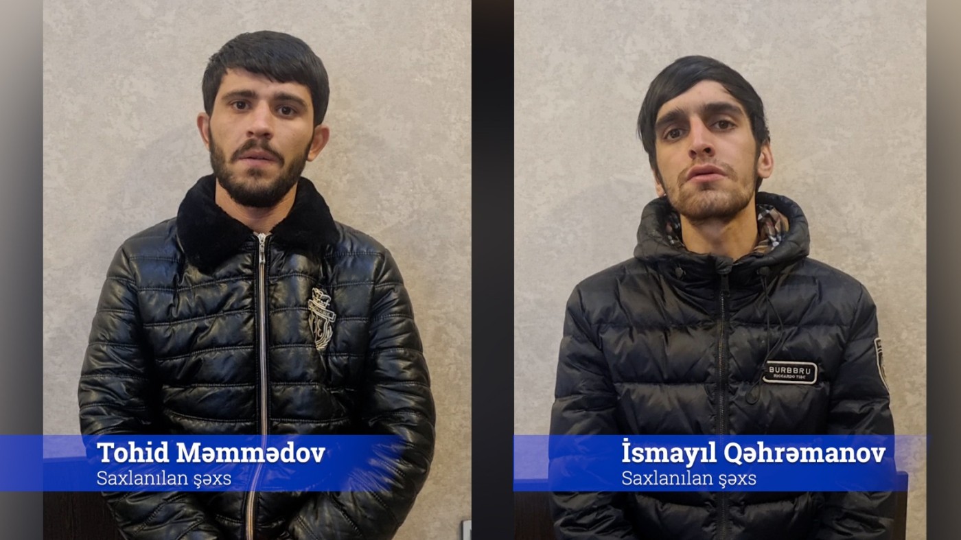 Bakıda sərxoş vəziyyətdə olan şəxsə qarşı soyğunçuluq etdilər - VİDEO