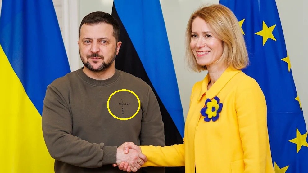 Zelenskinin geyimindəki gizli mesaj - Putinə nə demək istəyib? (FOTO)