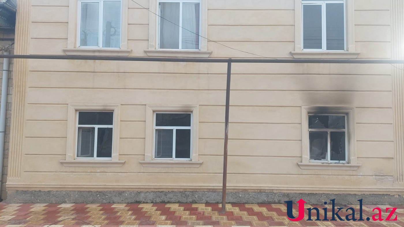 Şəmkirdə 2 evdə yanğın oldu - Yaralı var (FOTOLAR)