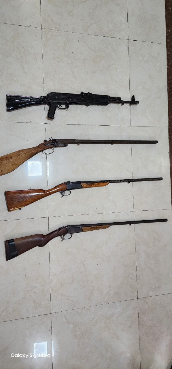 Goranboyda vətəndaşlar silahlarını polisə təhvil verdi - FOTOLAR