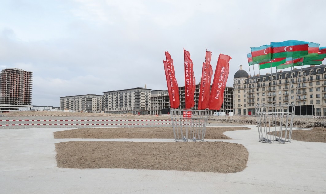 İlham Əliyev Ağ Şəhərdə - FOTOLAR