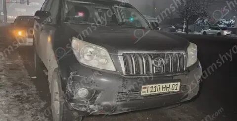 Simonyanın ailəsinə məxsus avtomobil qəzaya uğradı - FOTO