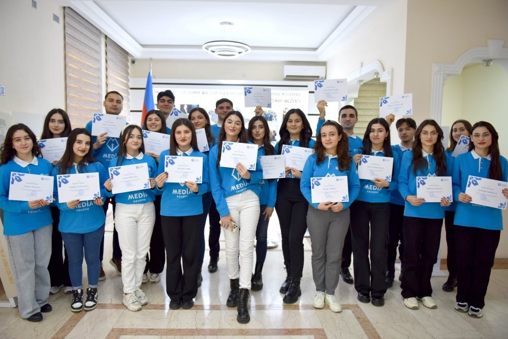 MEDİA-nın beşinci könüllülük proqramı uğurla yekunlaşıb - FOTOLAR