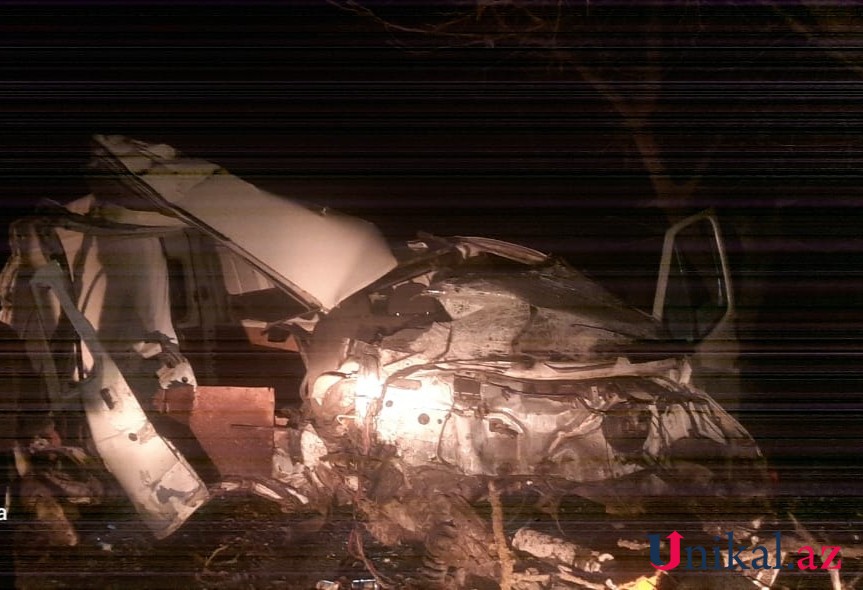 Qusar-Xudat yolunda yol qəzası olub, ölən var - FOTO
