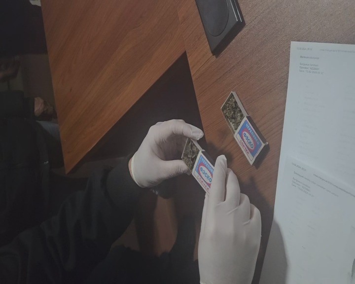 Qəbələdə narkotik satanlar saxlanıldı - FOTOLAR