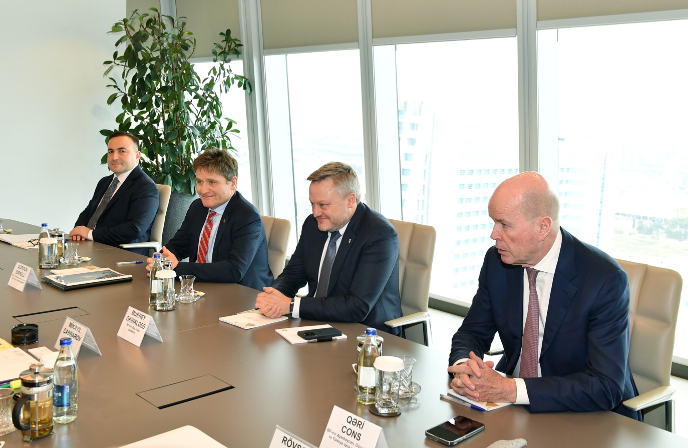 Mikayıl Cabbarov bp şirkətinin baş icraçı direktoru ilə GÖRÜŞDÜ