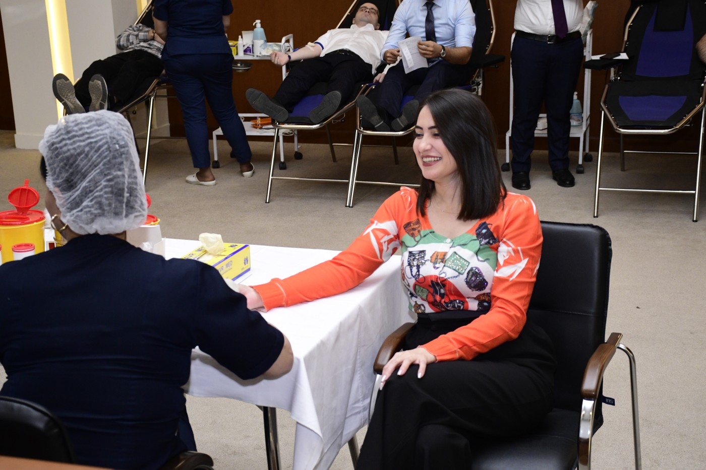 YAP Mərkəzi Aparatında qanvermə aksiyası keçirilib - FOTOLAR (VİDEO)