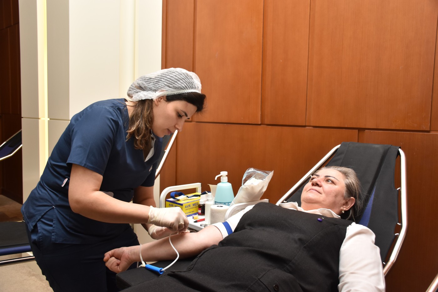 YAP Mərkəzi Aparatında qanvermə aksiyası keçirilib - FOTOLAR (VİDEO)