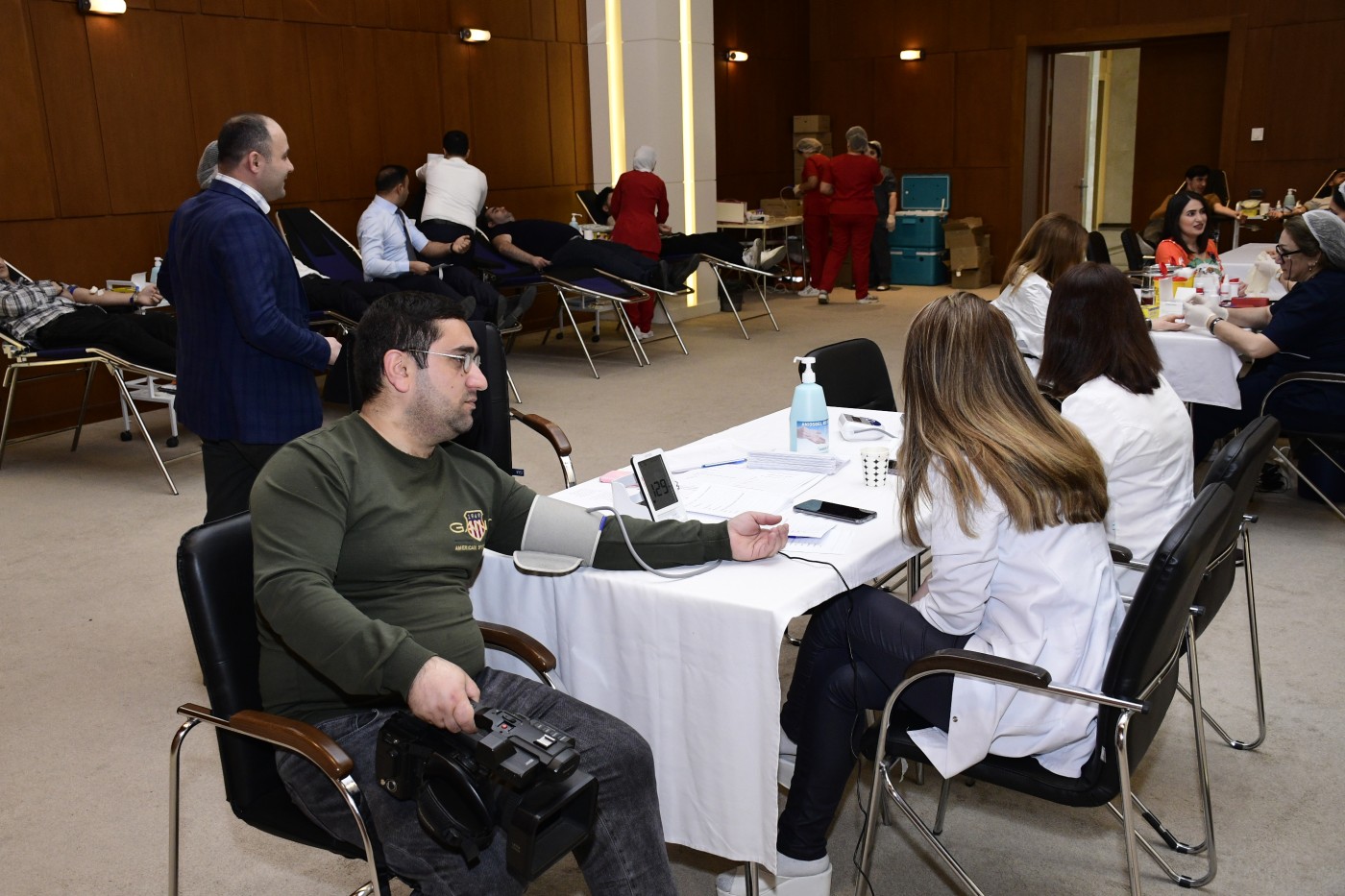 YAP Mərkəzi Aparatında qanvermə aksiyası keçirilib - FOTOLAR (VİDEO)