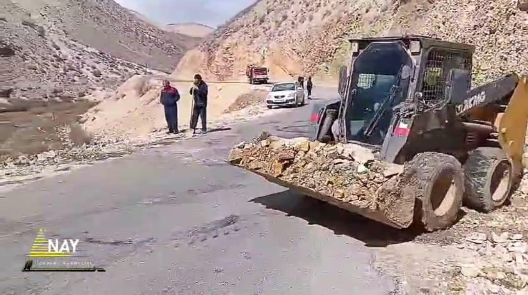 Naxçıvanda avtomobil yolunda uçqun oldu - FOTOLAR