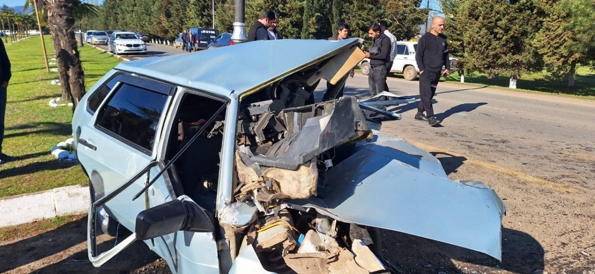 Lənkəranda qəza - Ata və oğlu öldü (FOTOLAR)