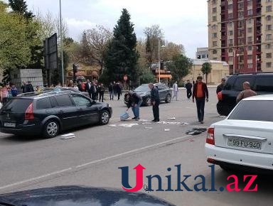 Mingəçevirdə qəza - "Land Cruiser" aşdı (FOTO)