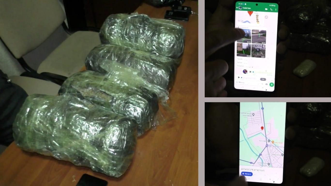 İran vətəndaşına narkokuryerlik edən şəxs həbs edildi - FOTO