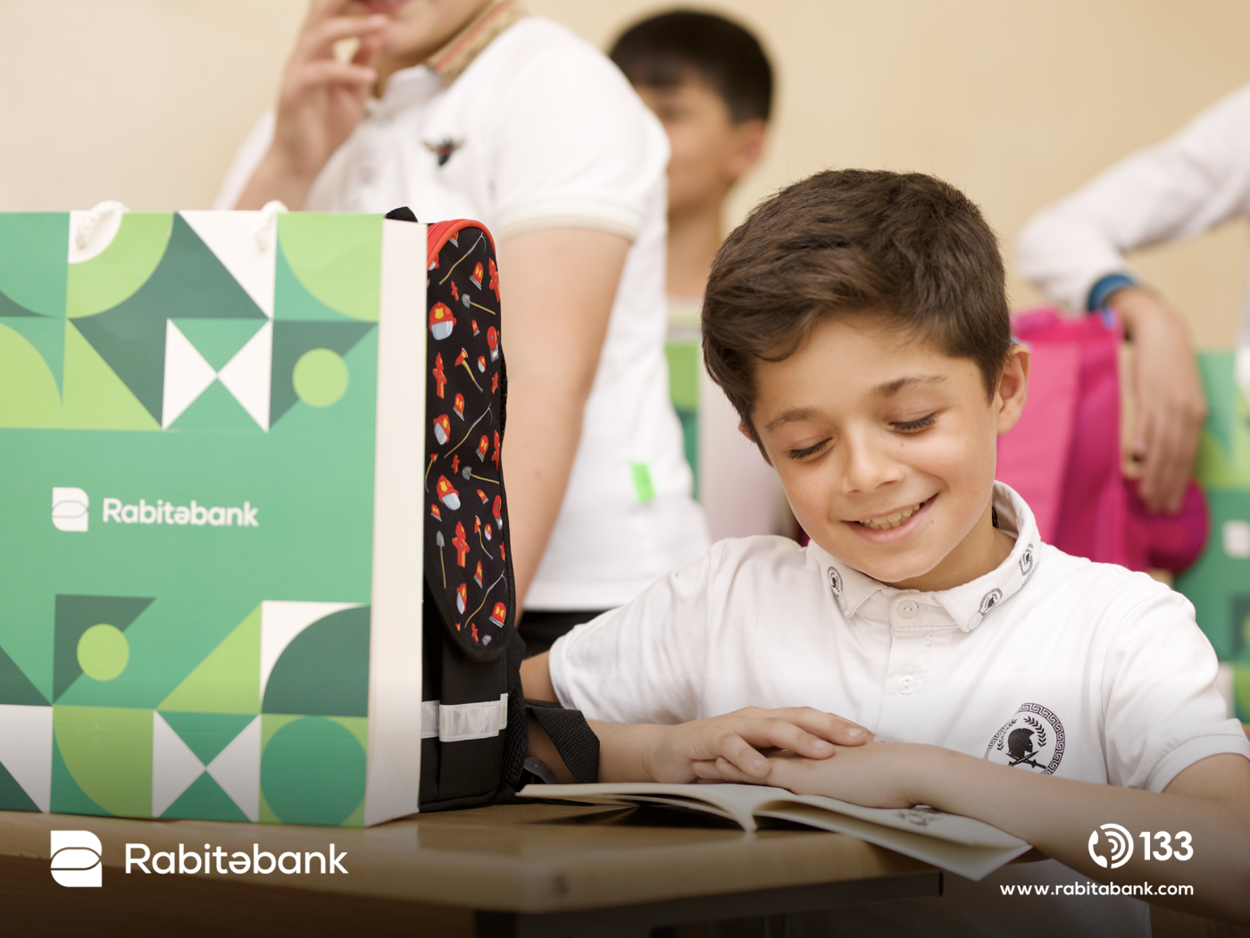 "Rabitəbank"dan Ümumdünya Kitab Günündə Ağdam kənd məktəbinə DƏSTƏK - FOTOLAR