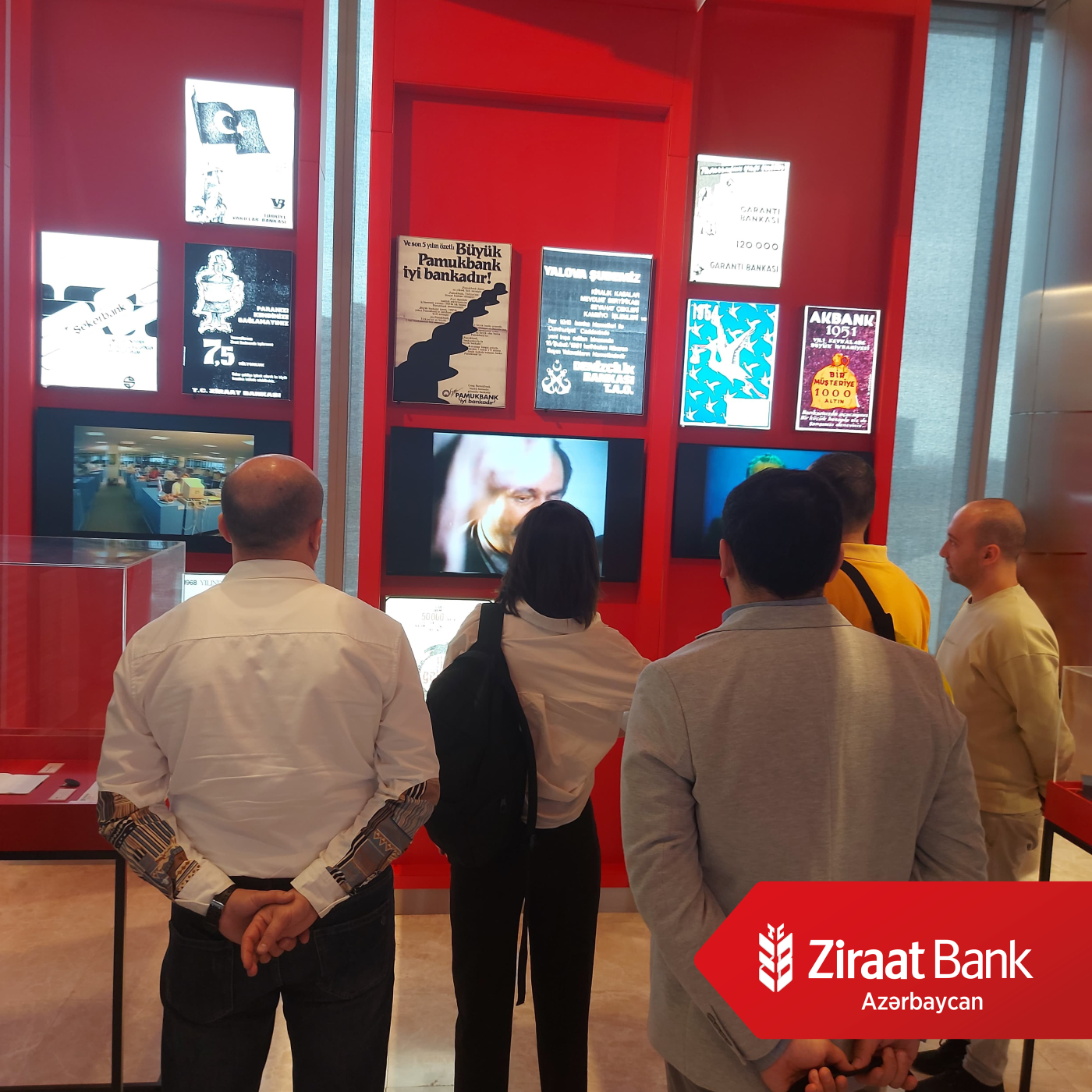 Azərbaycan banklarının nümayəndələri Türkiyənin “Ziraat Bankası”nda qonaq olublar - FOTOLAR