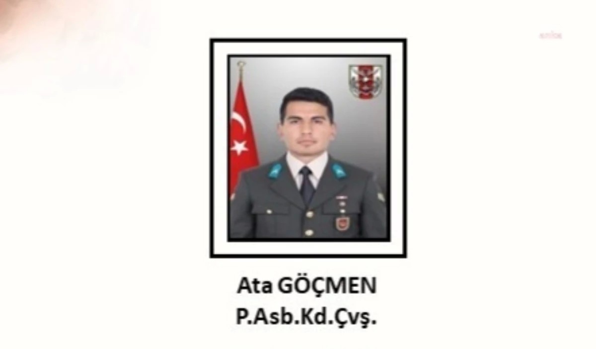 Türkiyə ordusunun hərbçisi şəhid olub