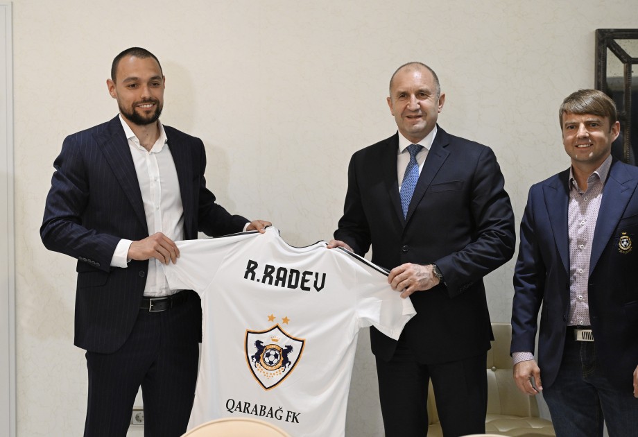 Bolqarıstan Prezidenti və xanımı Milli Gimnastika Arenası ilə tanış oldular - FOTOLAR