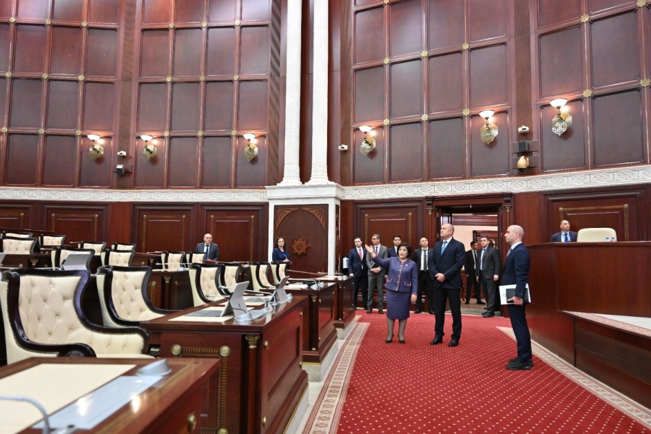 Sahibə Qafarova Rumen Radevlə görüşdü - FOTOLAR