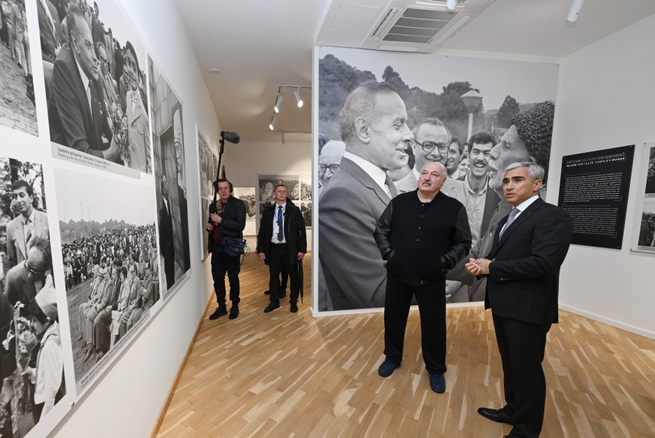 Lukaşenko Şuşada “Heydər Əliyev və Qarabağ” sərgisi ilə tanış olub - FOTO