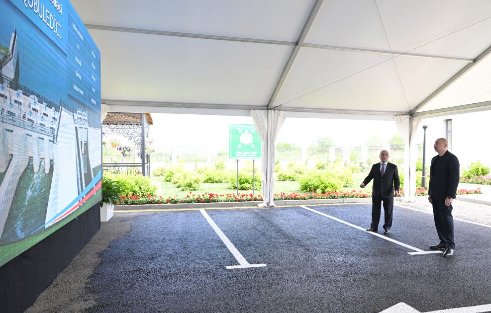 Prezident “Zəngilan” və “Şayıflı” SES-lərinin açılışını etdi - FOTOLAR