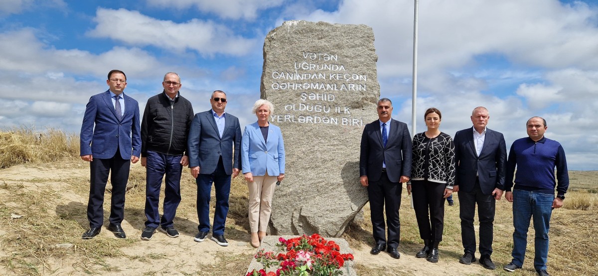 Latviya Parlamentinin sədri Şuşada - FOTOLAR (YENİLƏNİB)