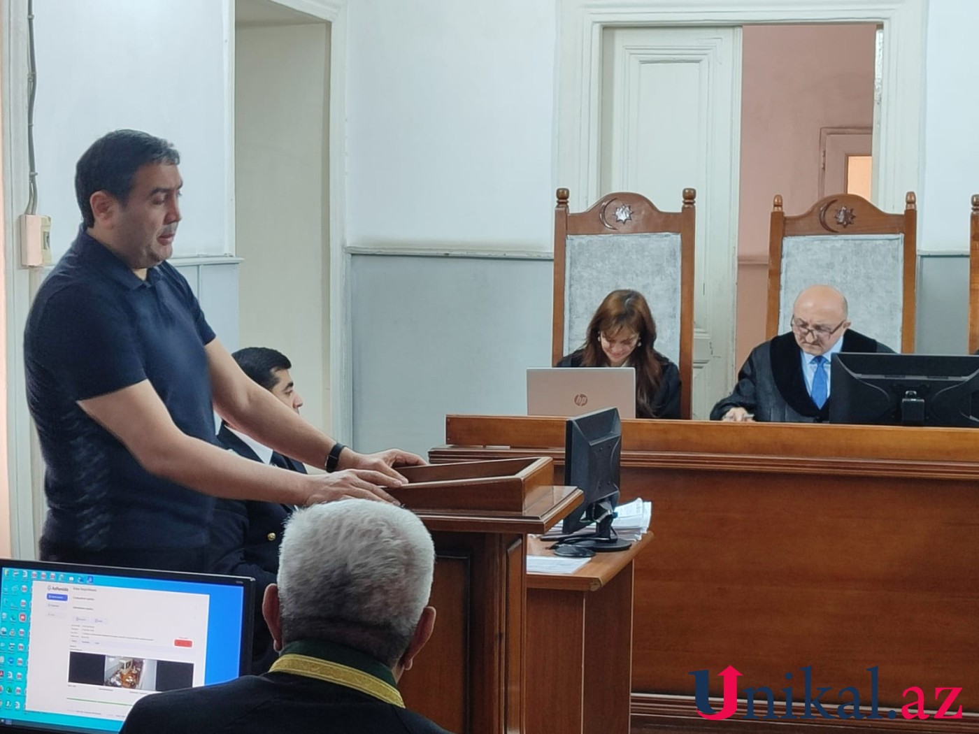 "Lift quraşdırmaq üçün 90 min avro və 4 min dollar verdim" - Zərərçəkmiş Hacı Salayevin məhkəməsi (FOTOLAR)