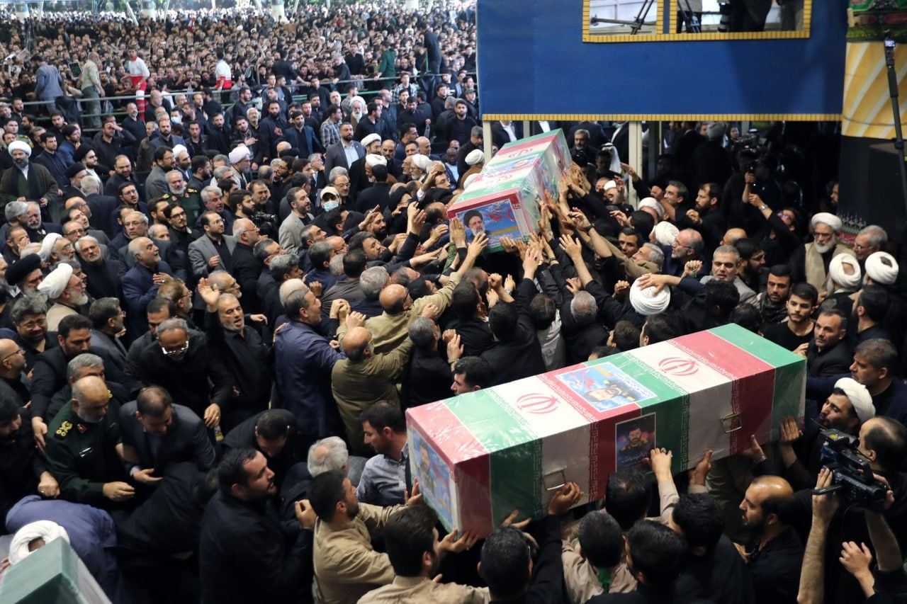 Tehranda vida mərasimindən FOTOLAR