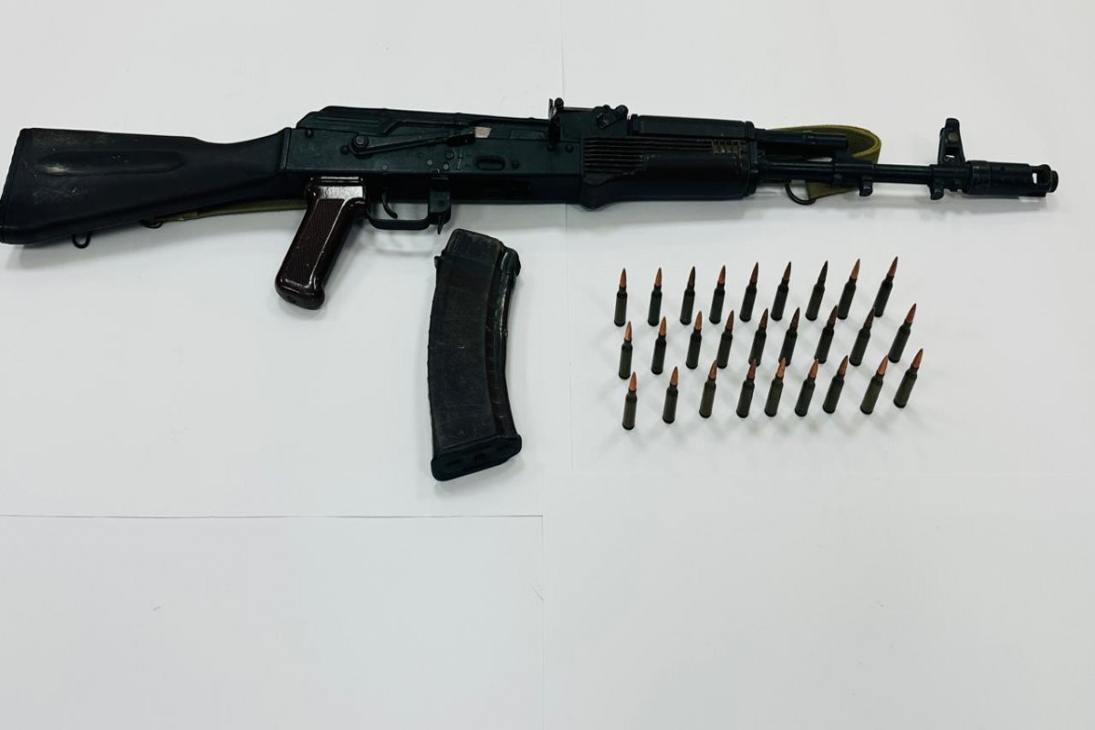 Şəkidə “Kalaşnikov” satan şəxs saxlanılıb - FOTO