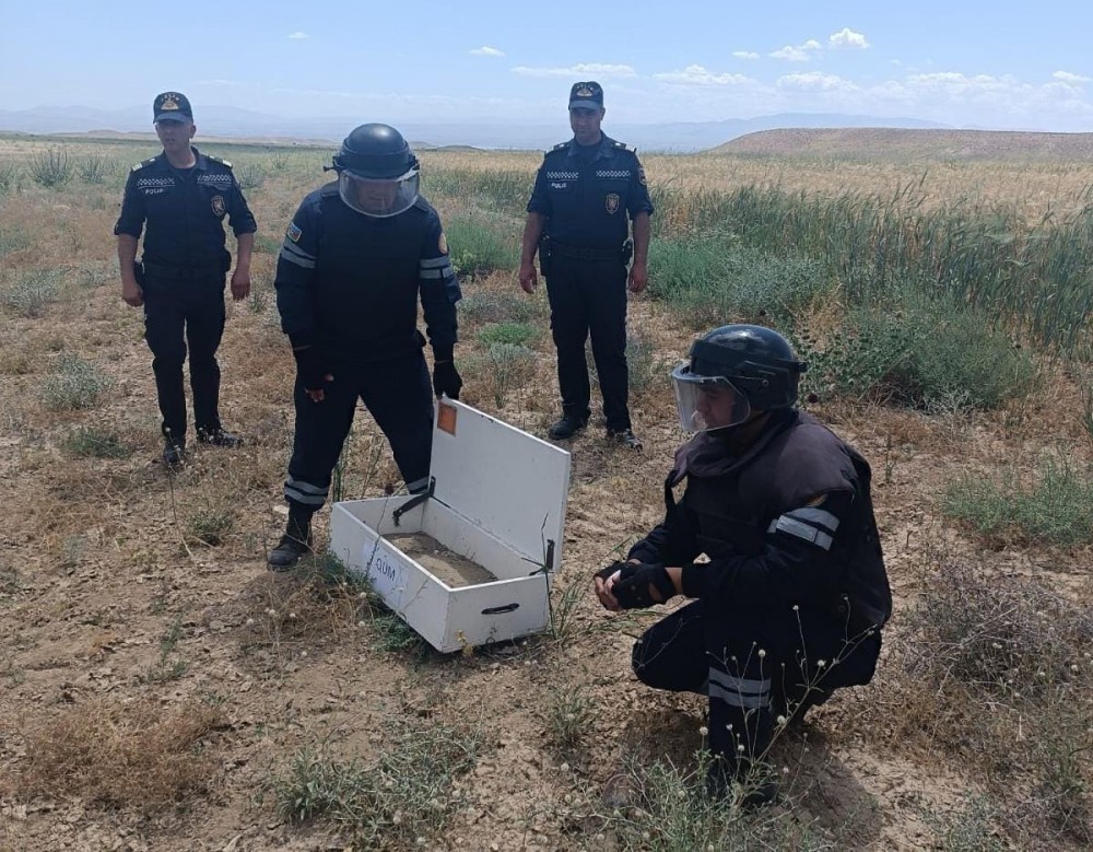 Naxçıvanın 5 kəndində hərbi sursat aşkarlandı - FOTOLAR (YENİLƏNİB)